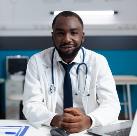 Doctor at work